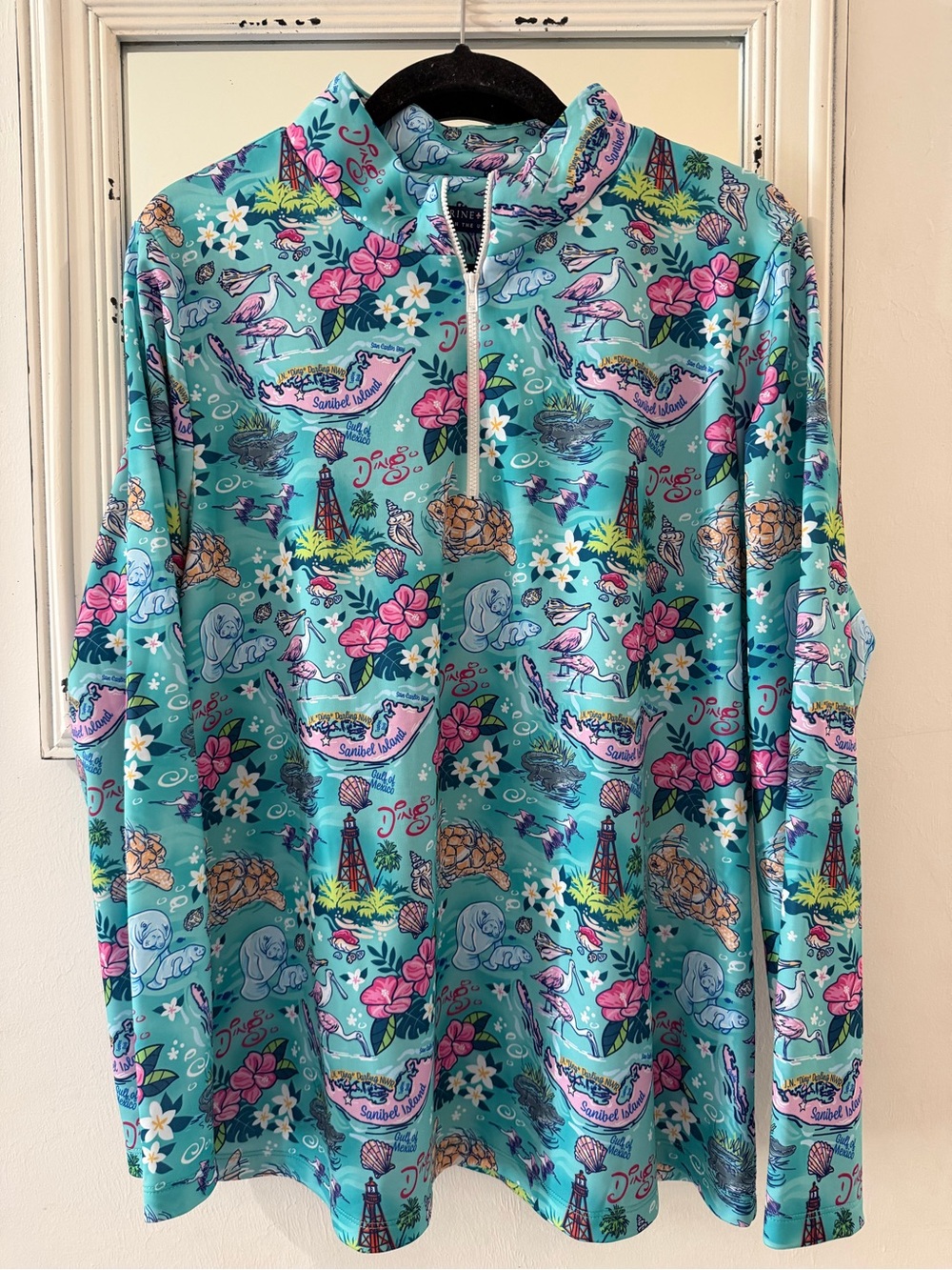 Katherine Way "Ding" Darling Signature Print Ana Maria Pullover
